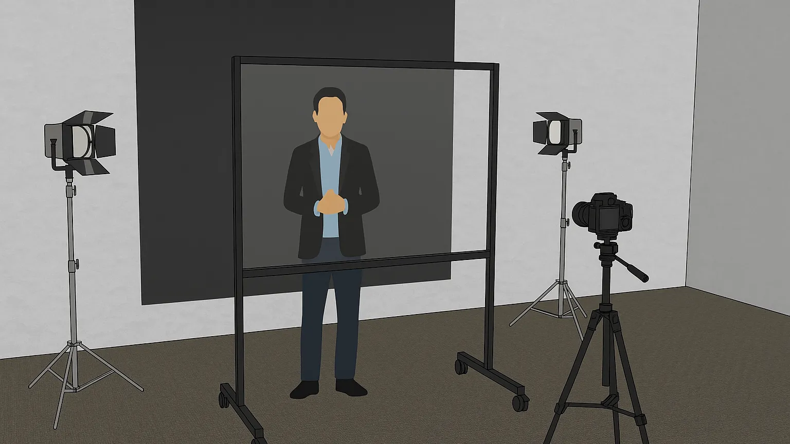 Display 3d de posicionamiento de la lightboard